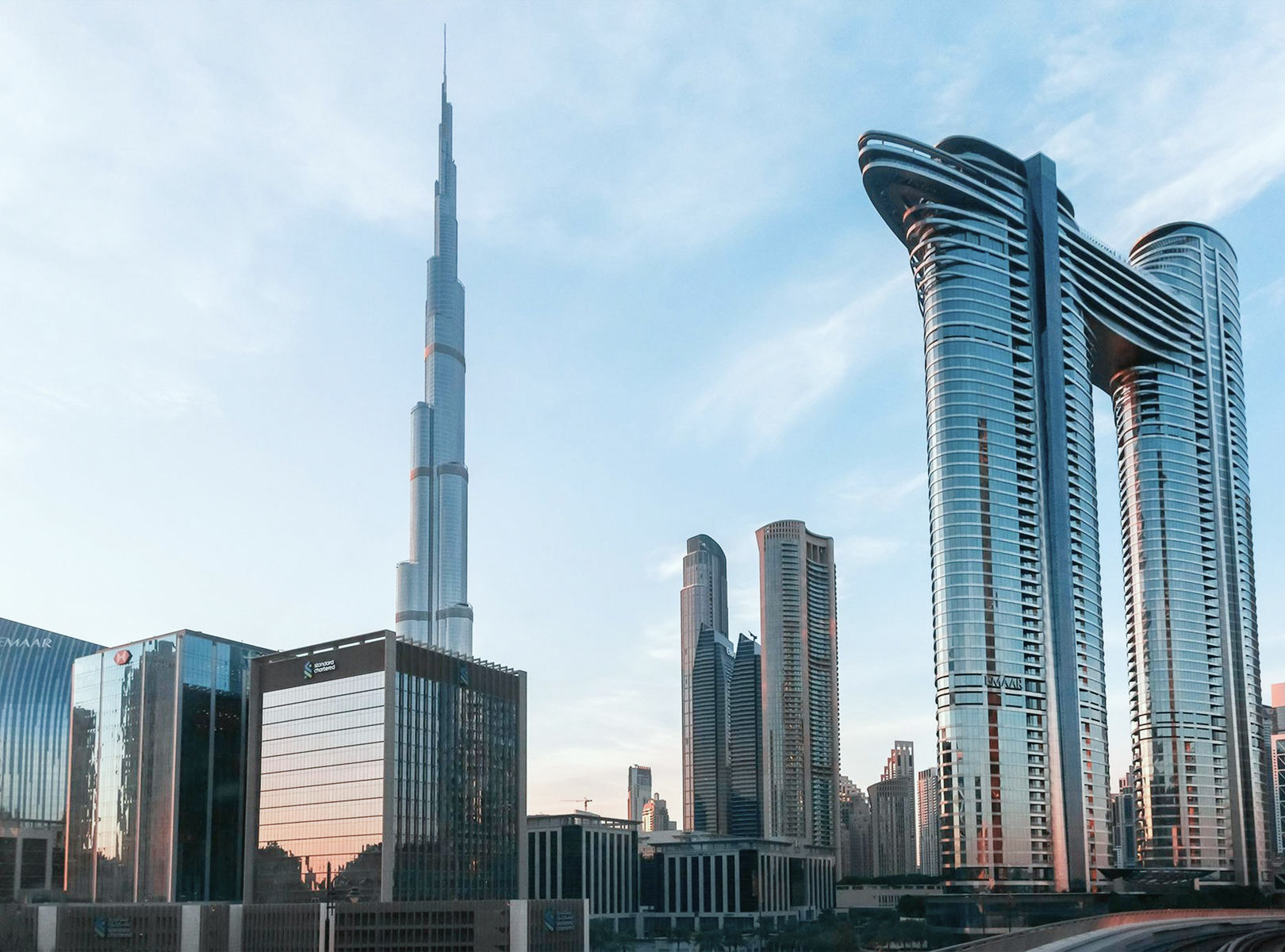 Dubai Skyline with Burj Khalifa